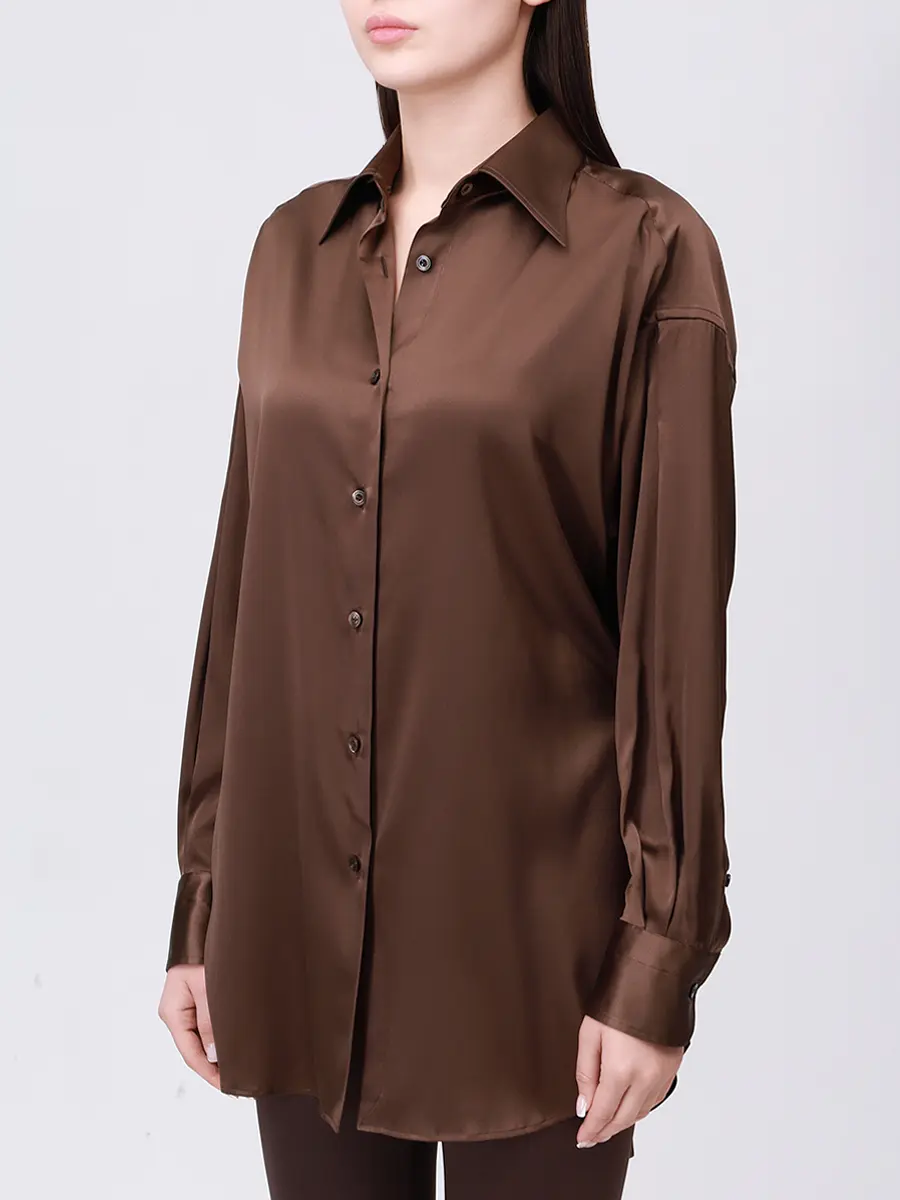 Блуза шелковая