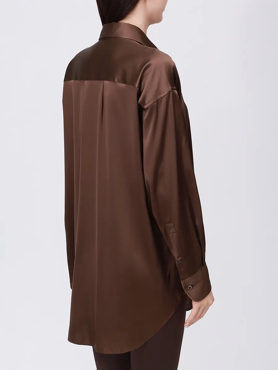 Блуза шелковая