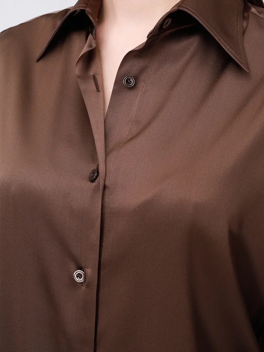 Блуза шелковая