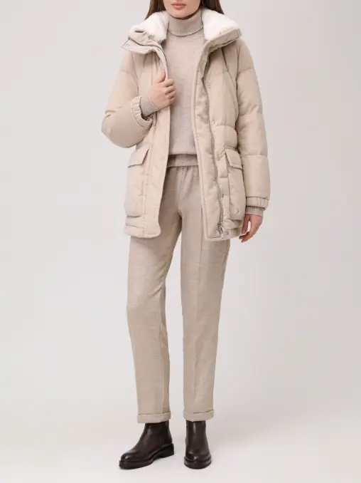 Пуховик кашемировый KITON