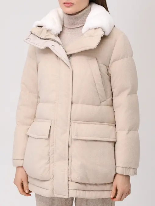 Пуховик кашемировый KITON