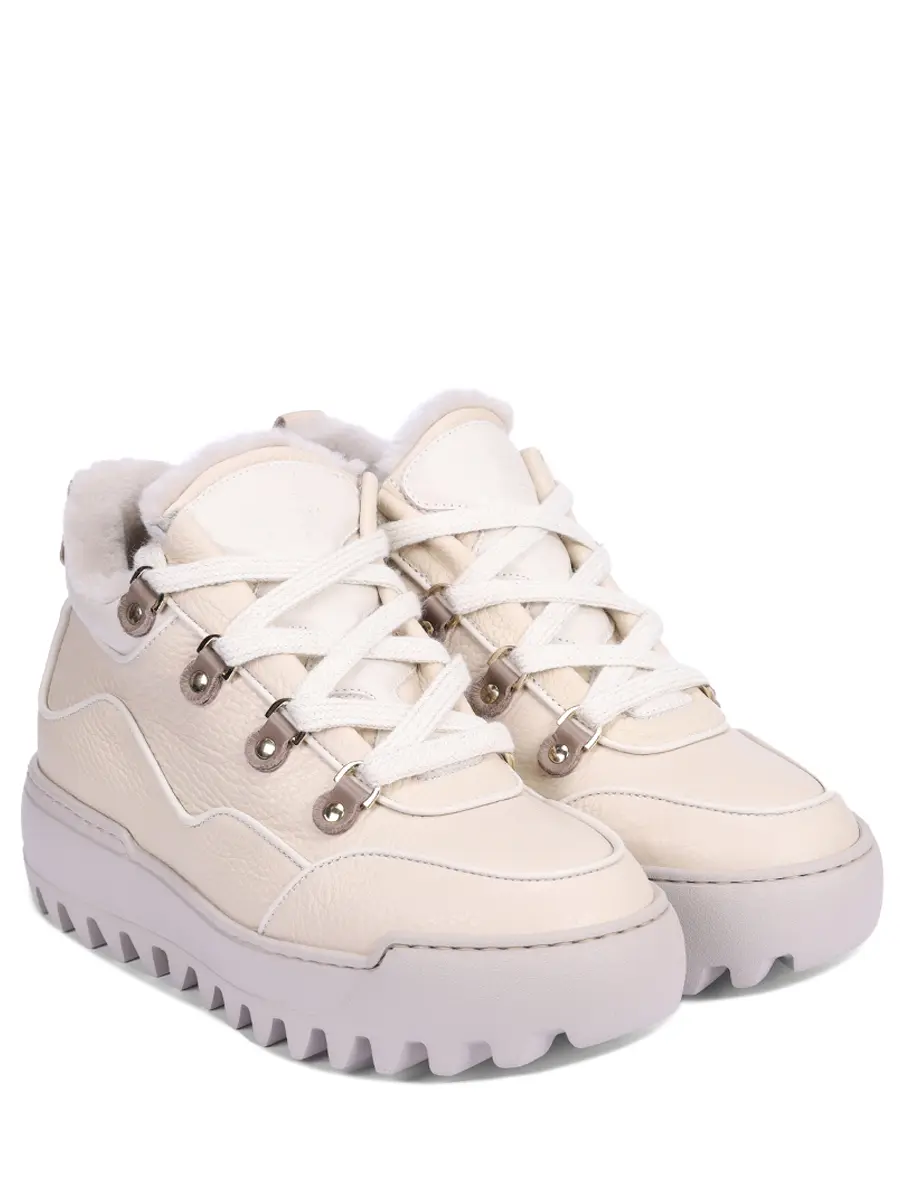 Ботинки кожаные на меху