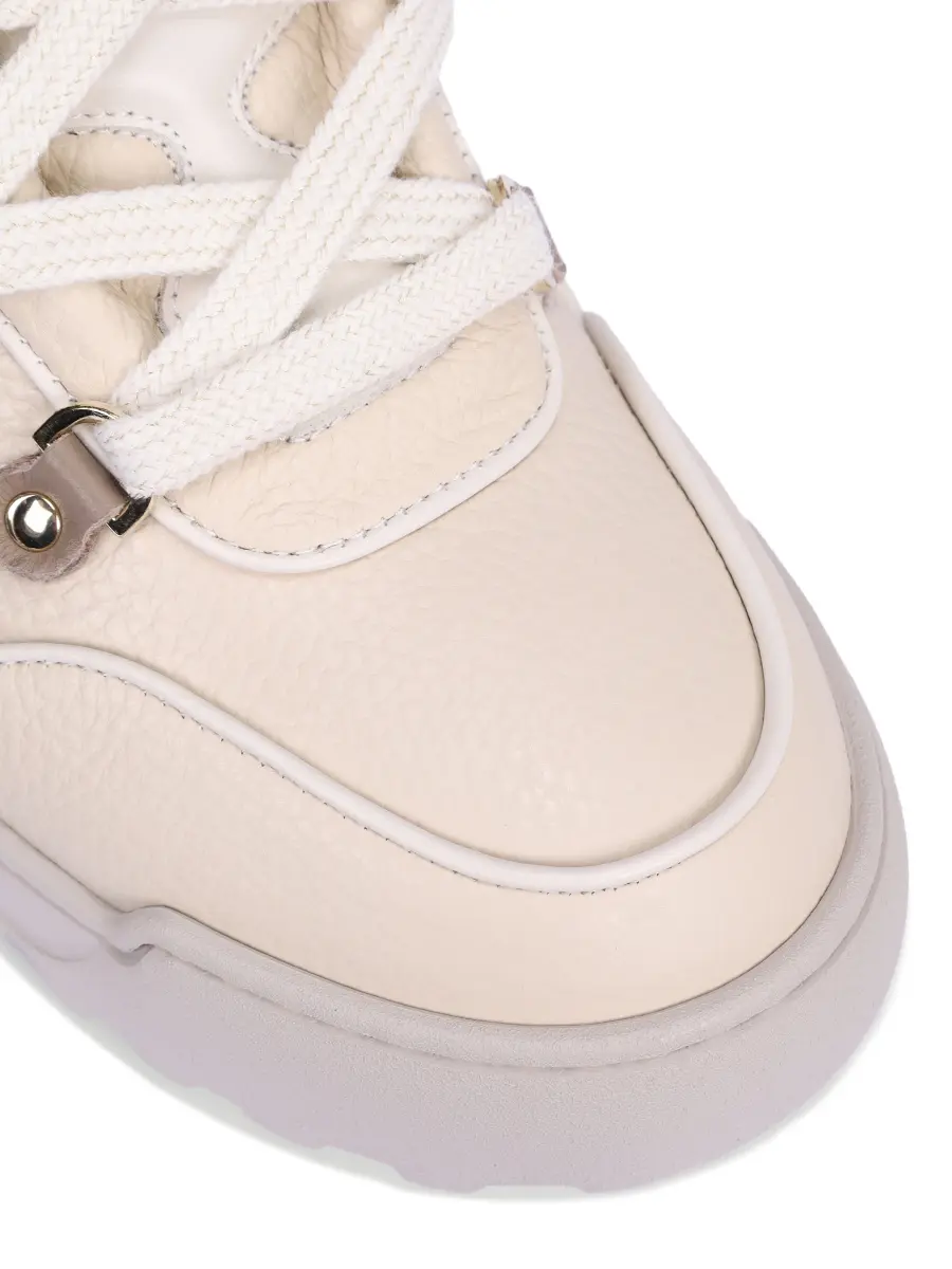 Ботинки кожаные на меху