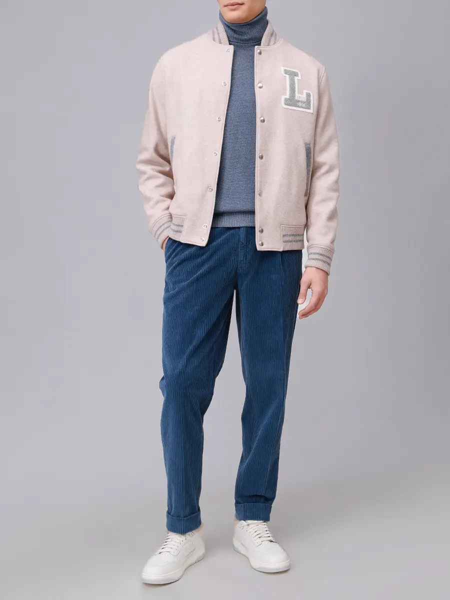 Бомбер шерстяной