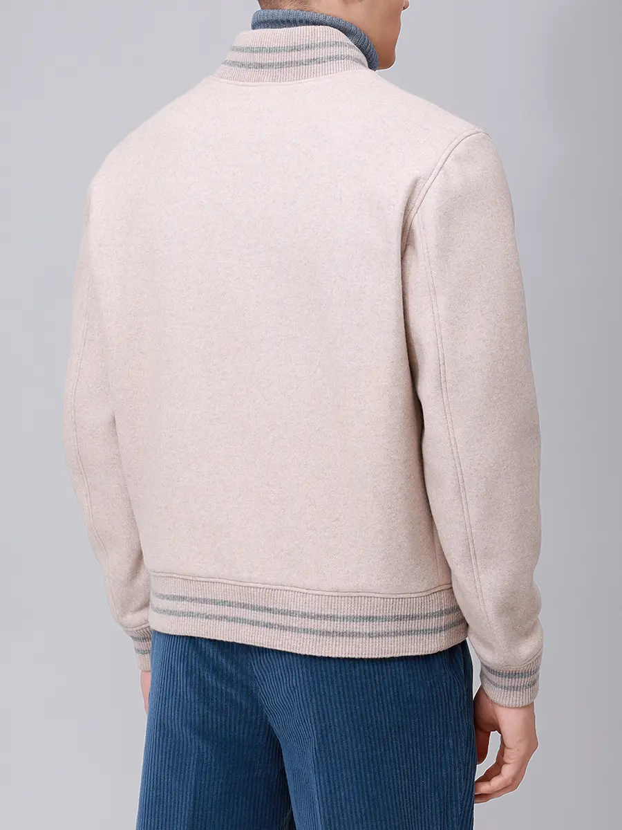 Бомбер шерстяной