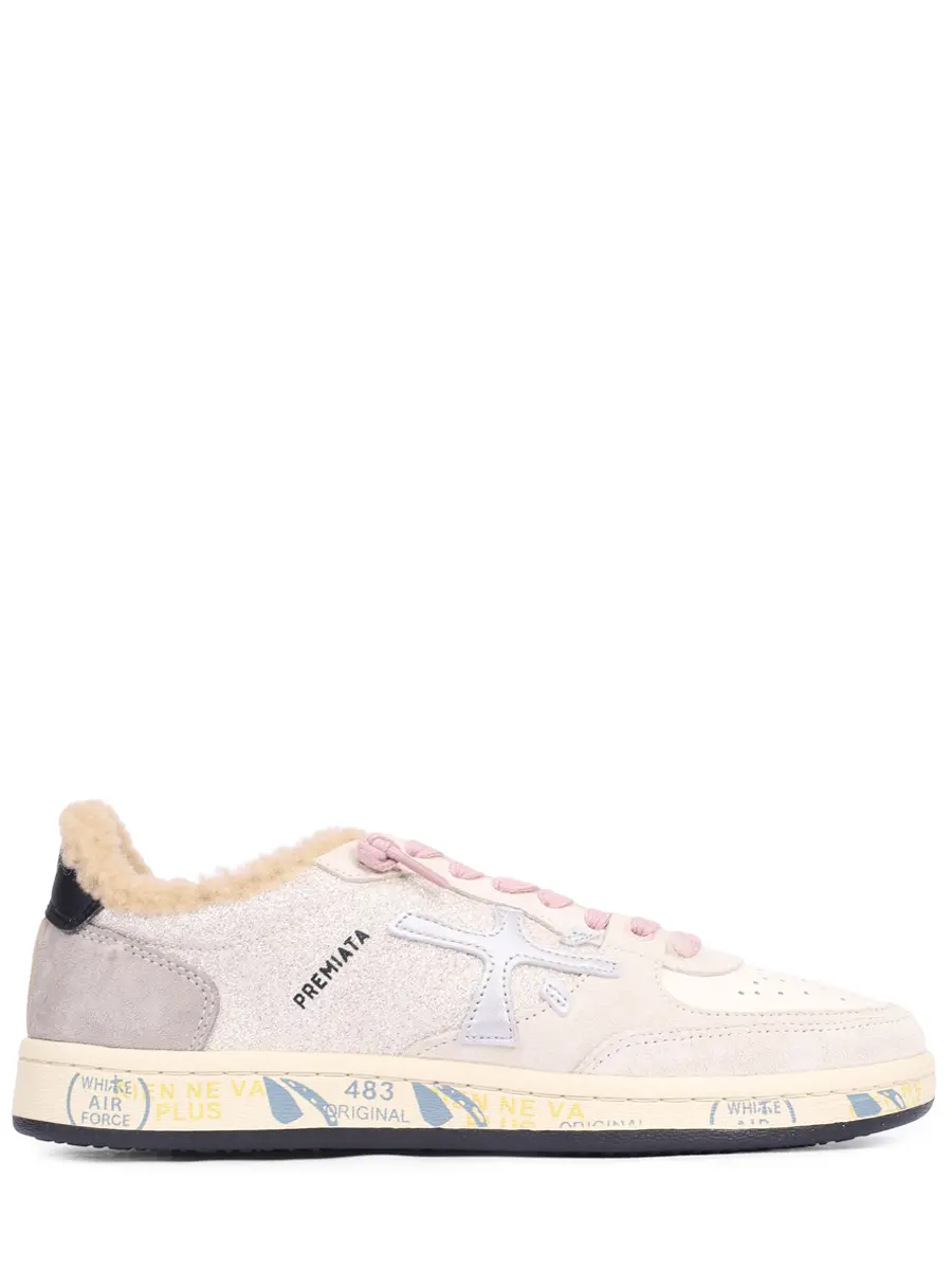 Кеды комбинированные на меху