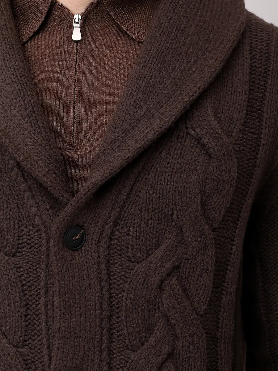 Кардиган шерстяной