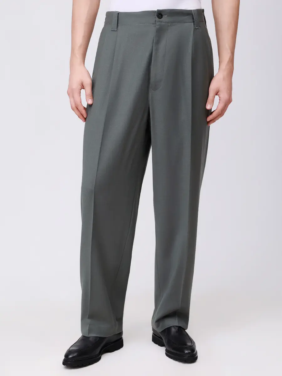 Брюки Loose Fit шерстяные