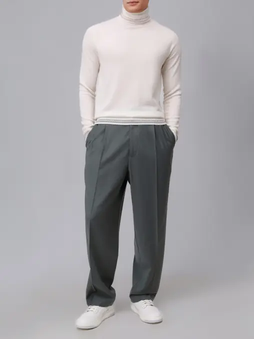 Брюки Loose Fit шерстяные L.B.M. 1911