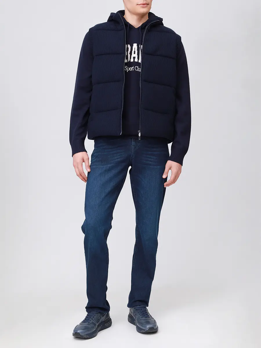 Худи из шерсти и вискозы