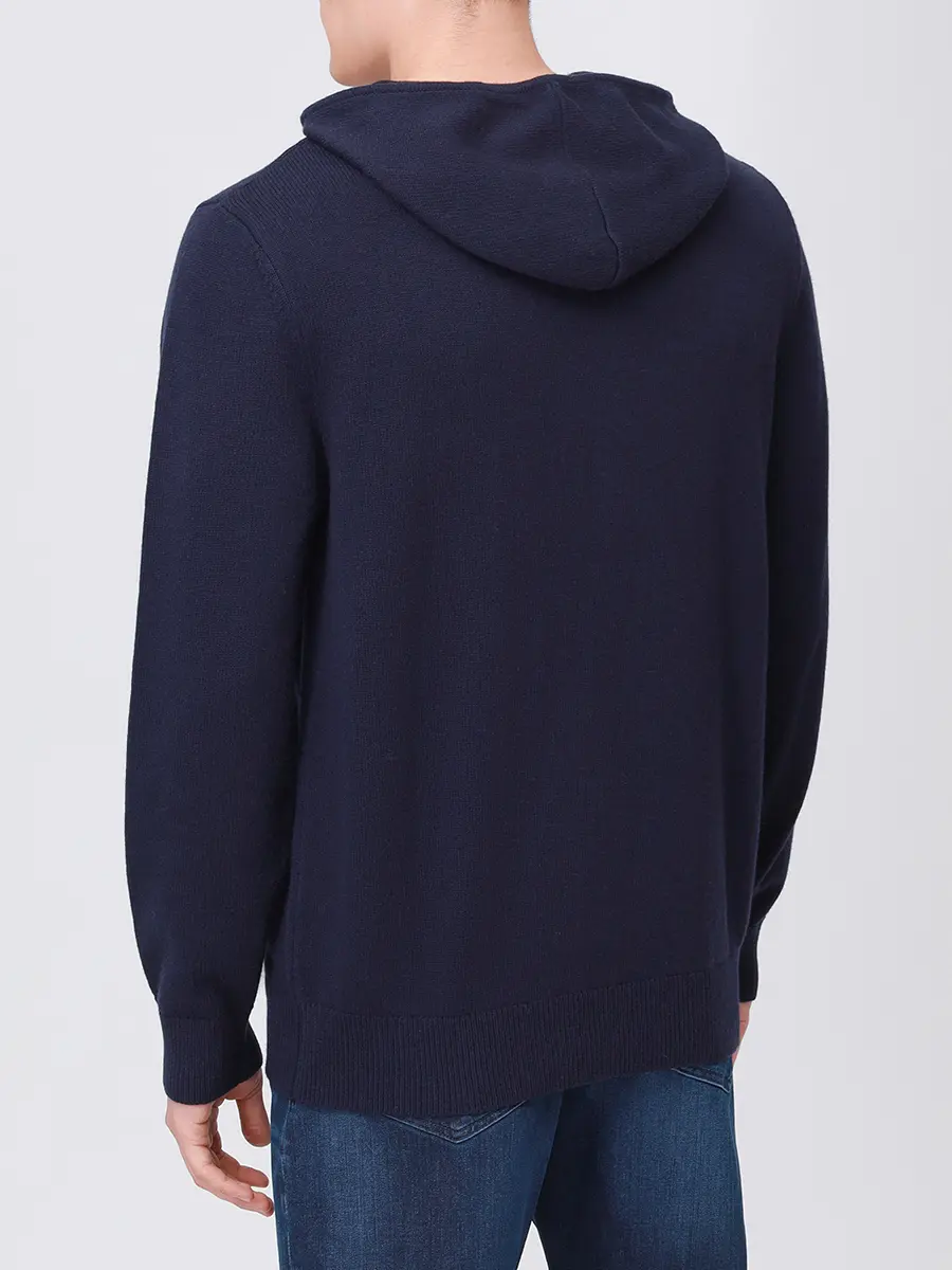 Худи из шерсти и вискозы