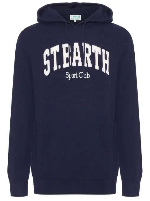 Худи из шерсти и вискозы MC2 SAINT BARTH