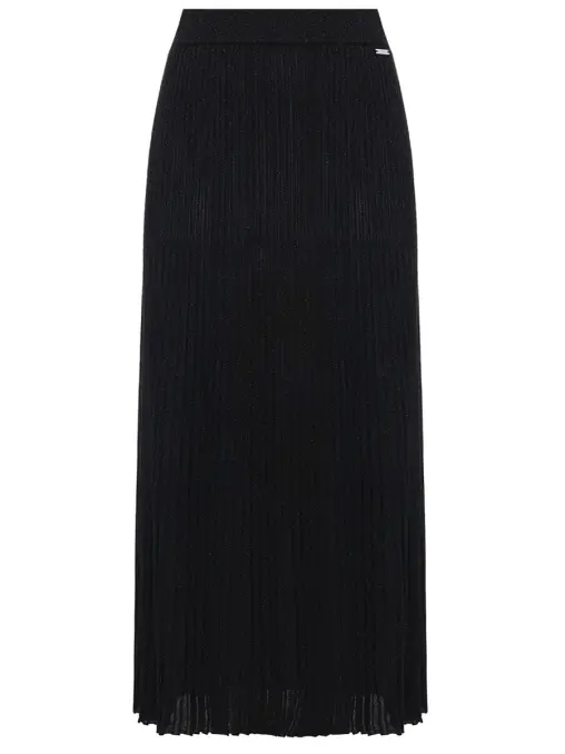 Юбка из шерсти и вискозы KITON