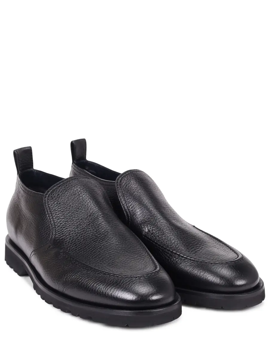 Ботинки кожаные на байке