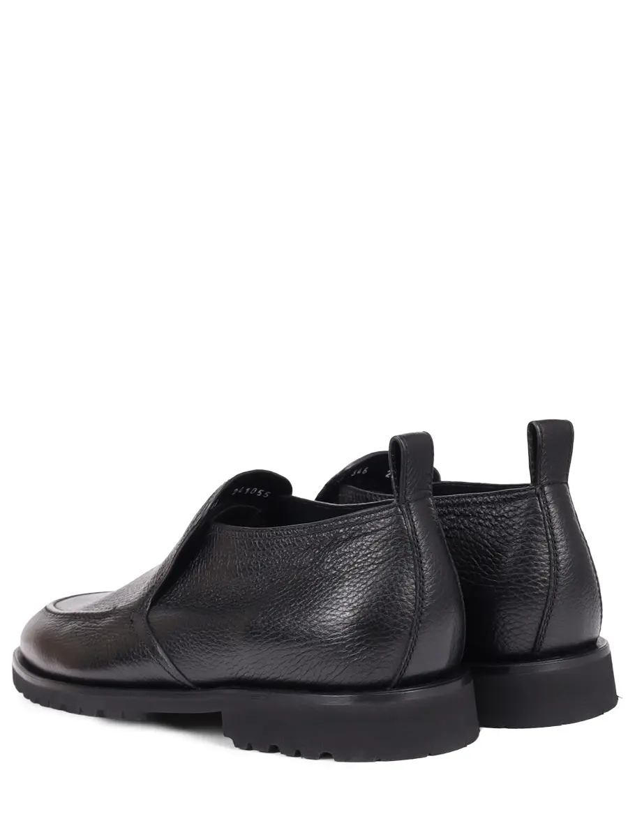 Ботинки кожаные на байке