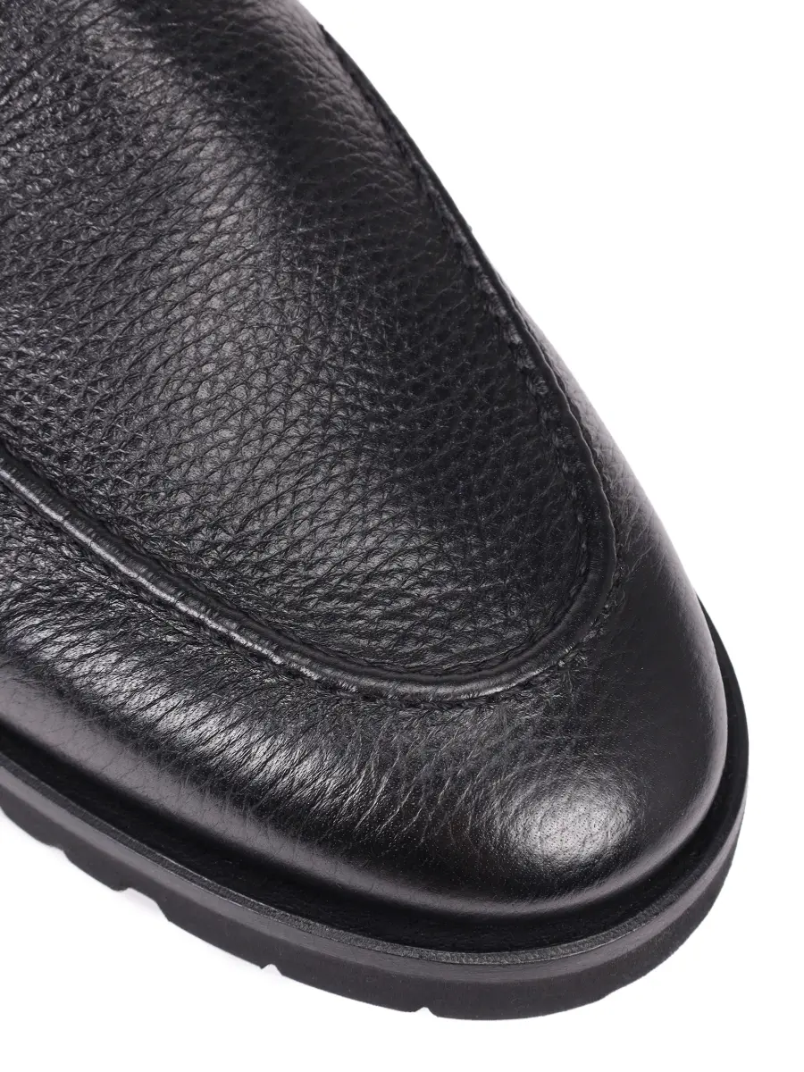 Ботинки кожаные на байке