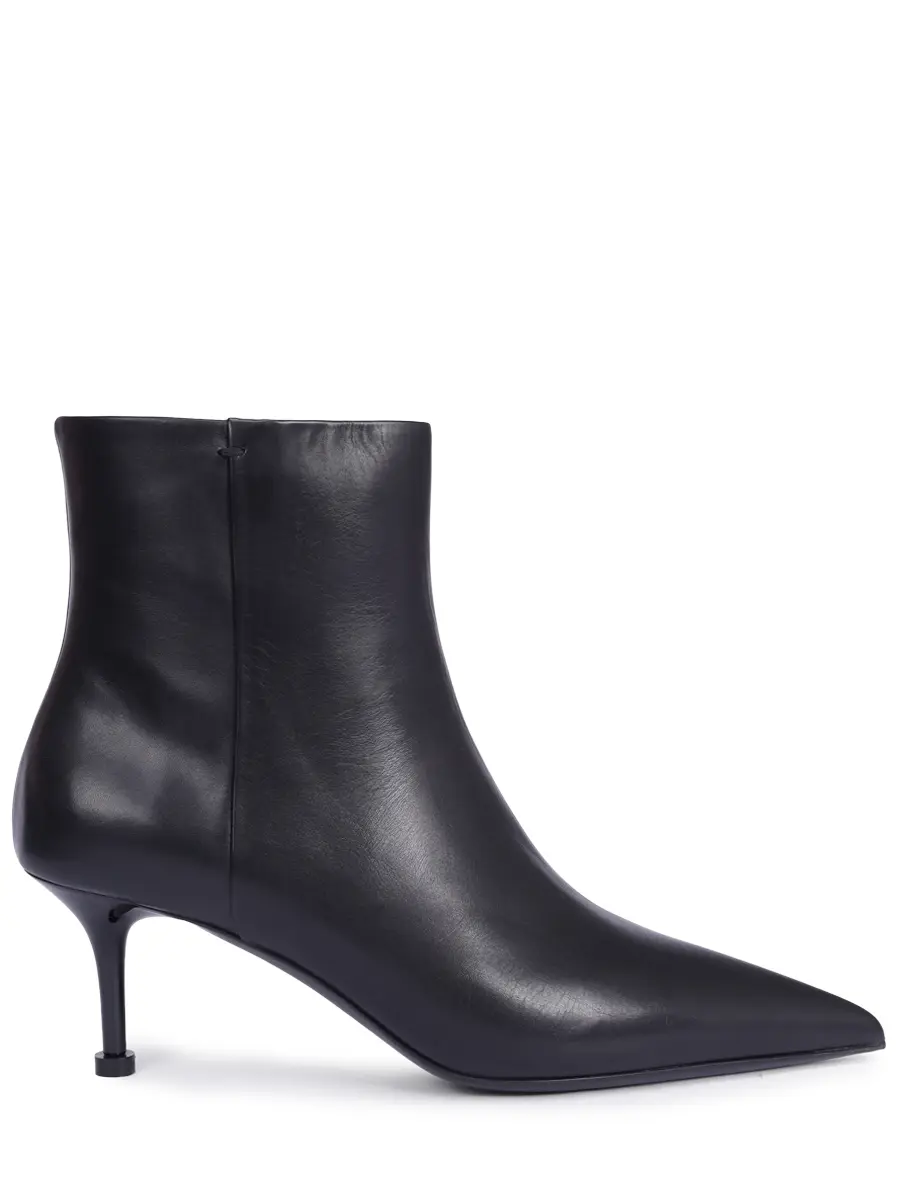 Ботильоны кожаные
