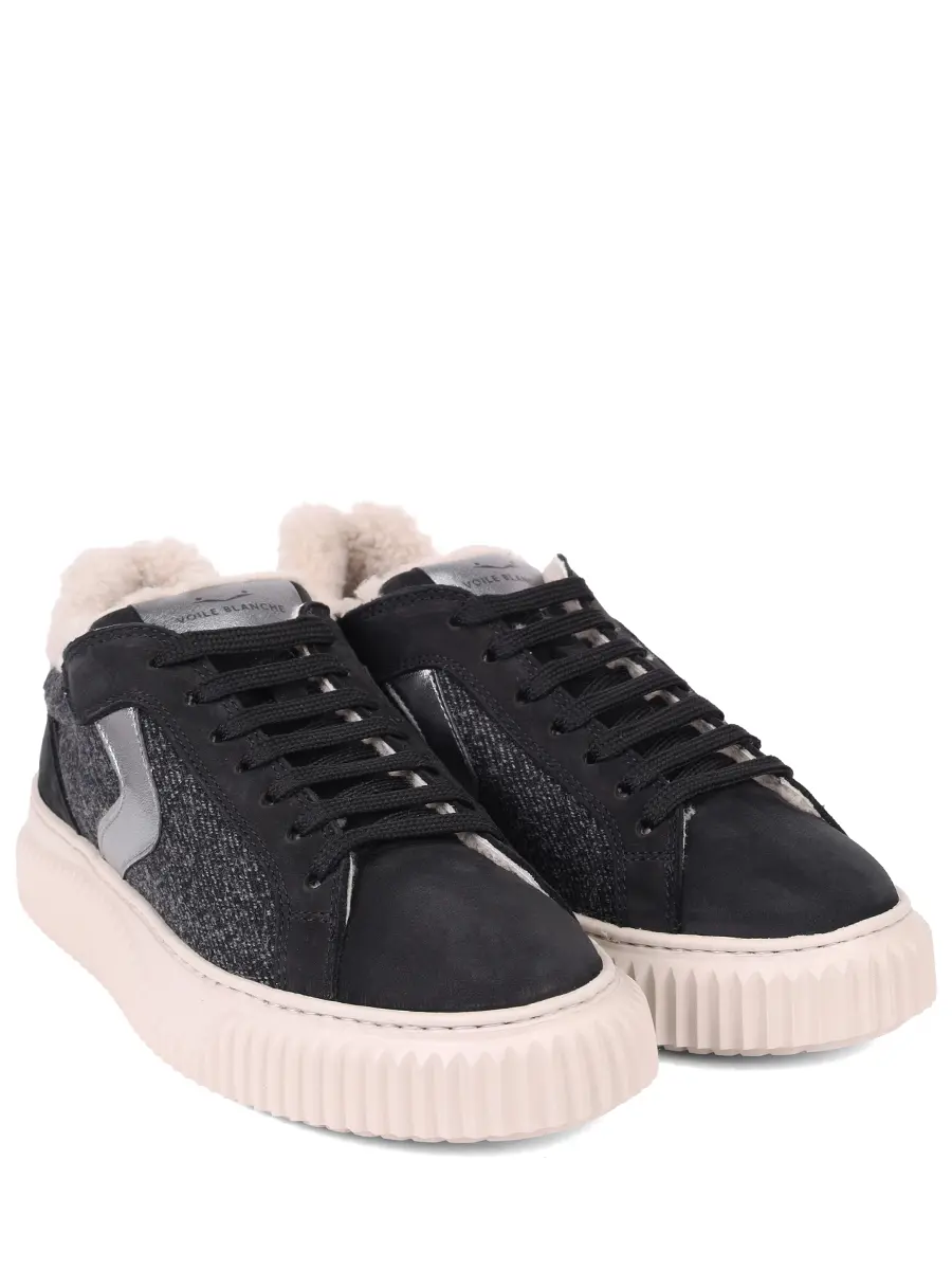 Кеды комбинированные на меху Lipari