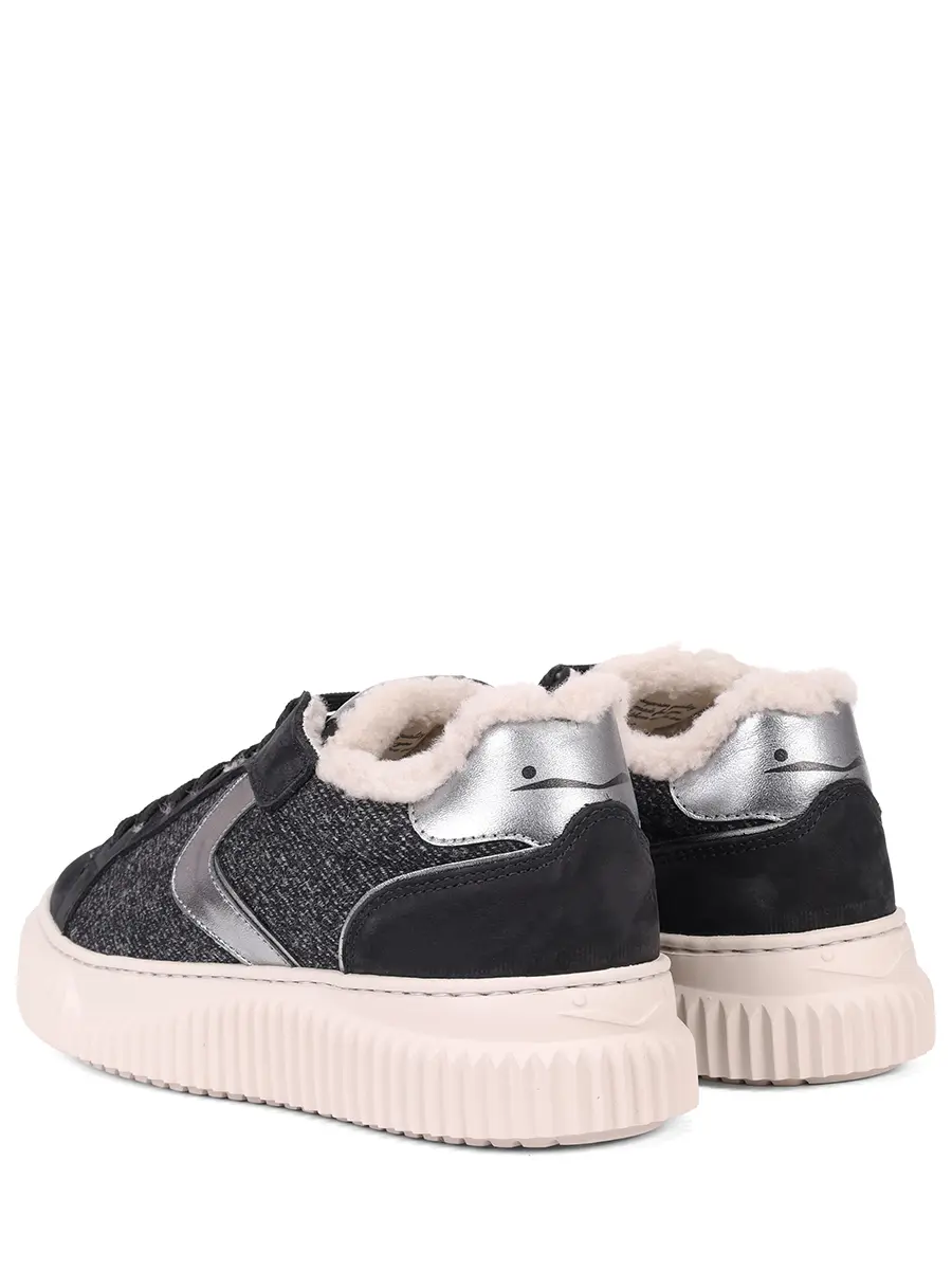 Кеды комбинированные на меху Lipari