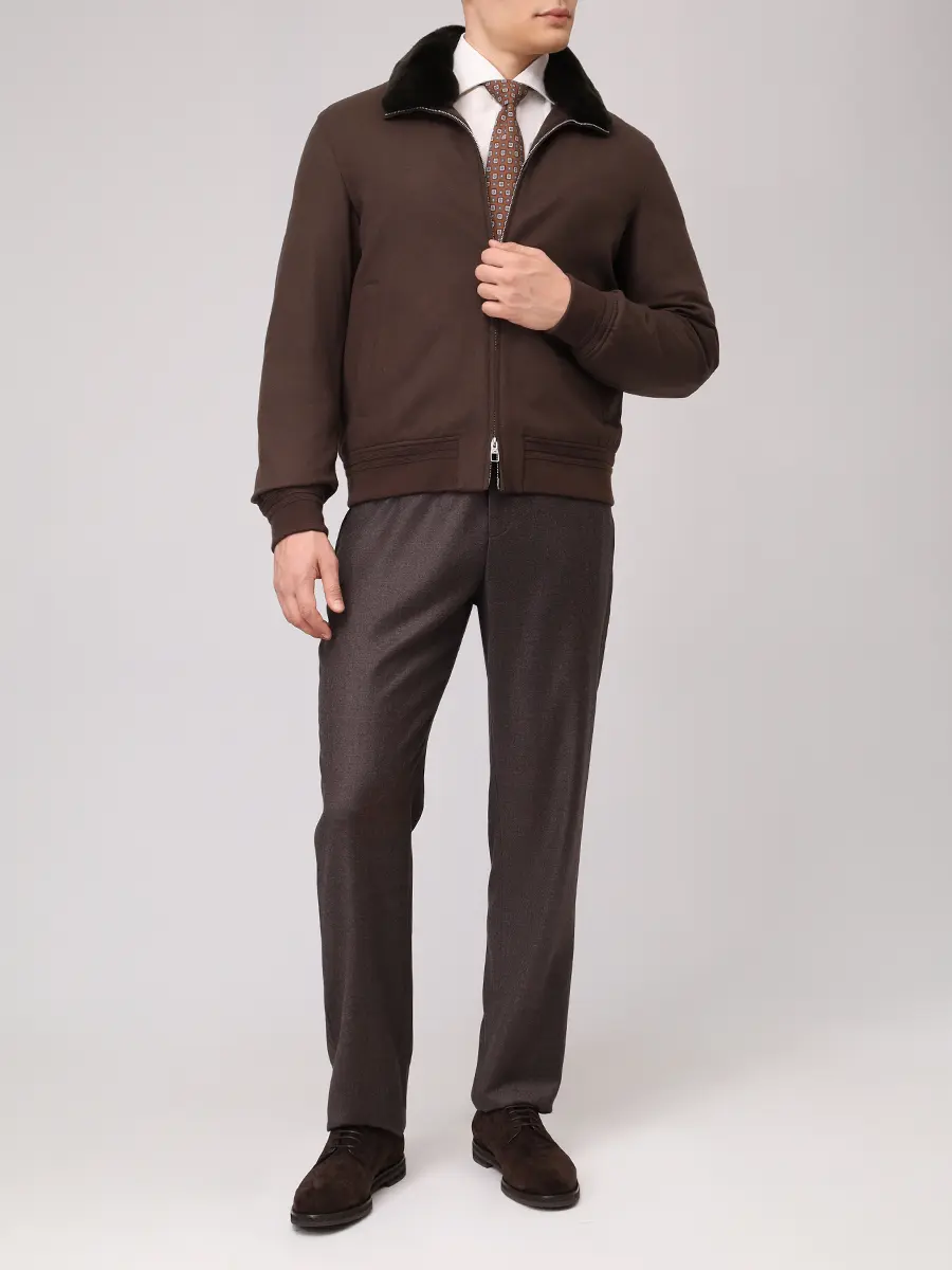 Рубашка Slim Fit шерстяная