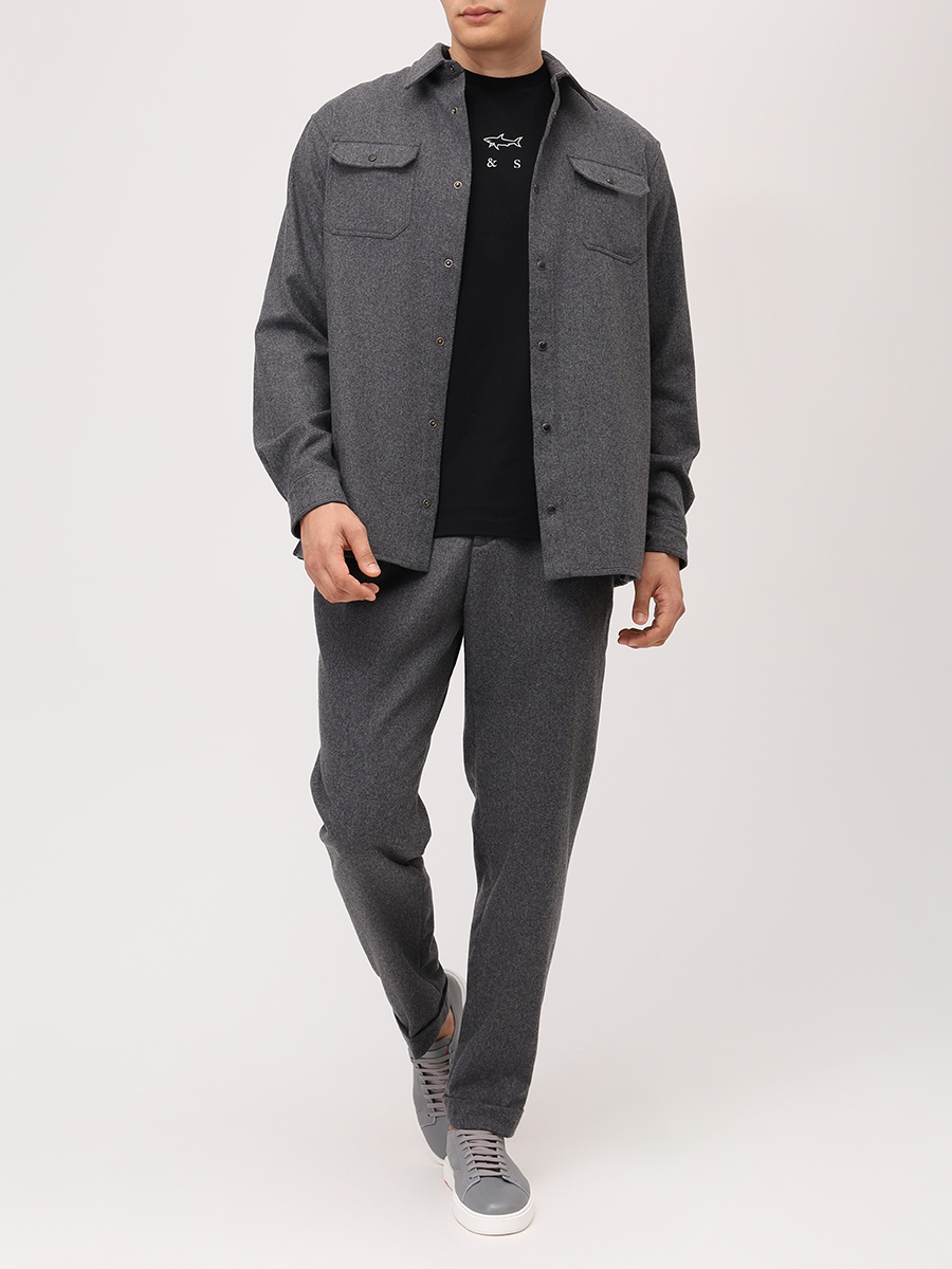 Брюки шерстяные