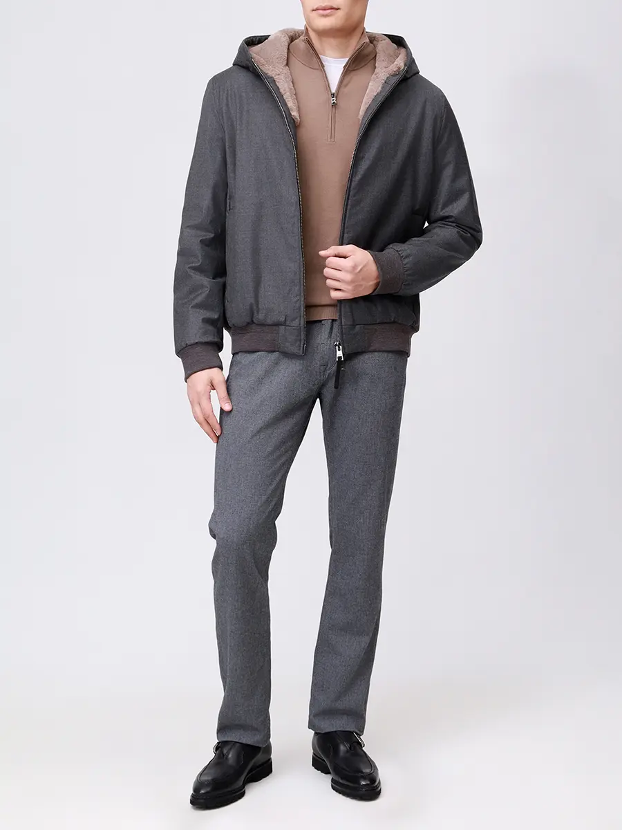 Куртка шерстяная на меху