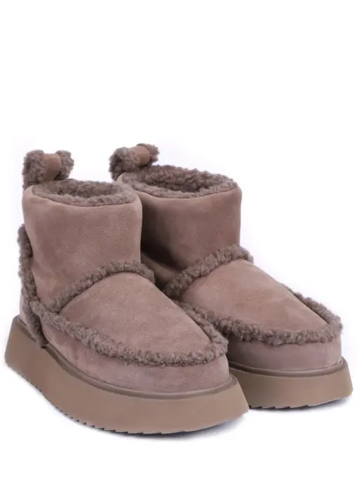 Ботинки замшевые на меху INUIKII