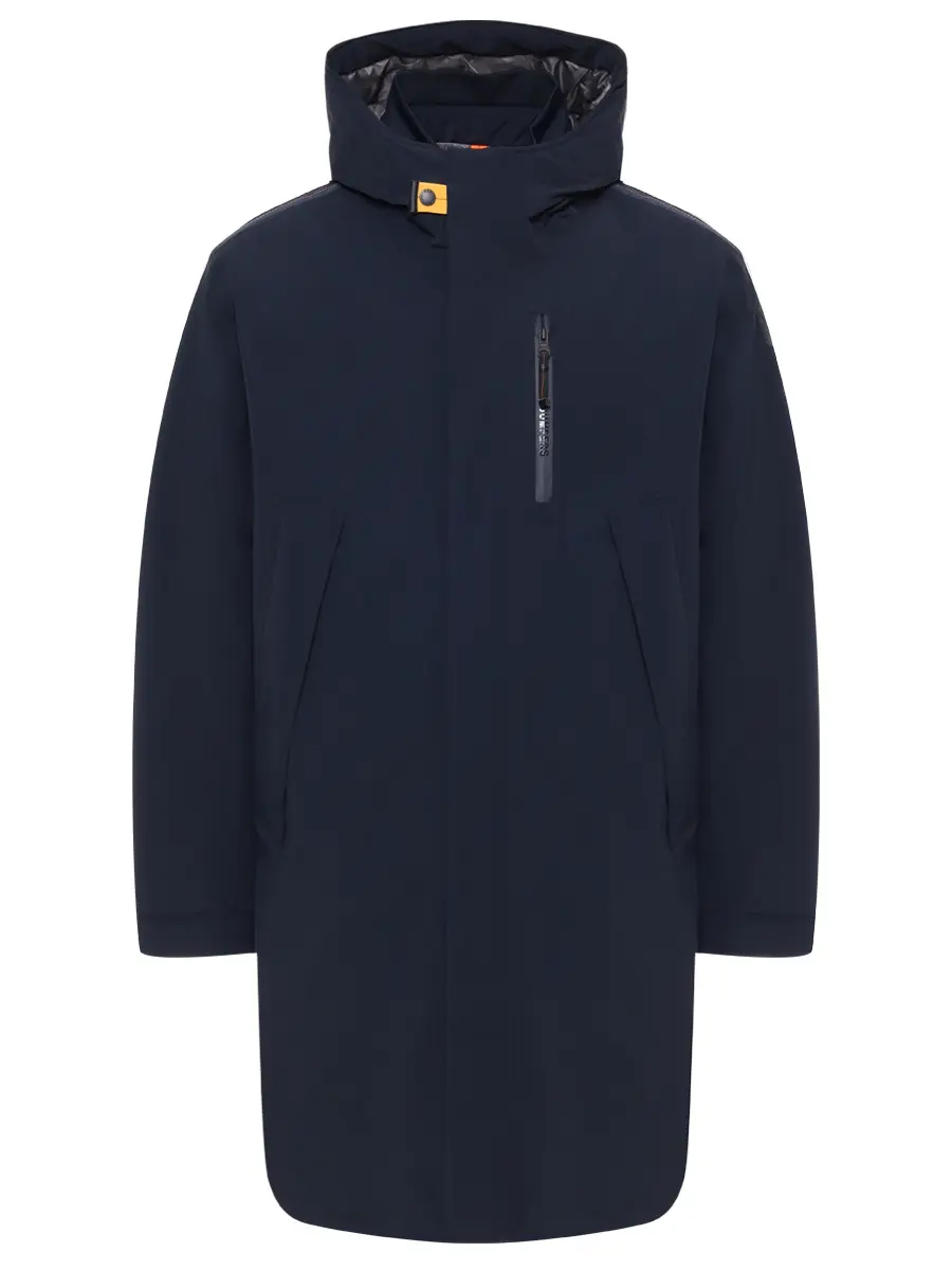 Парка однотонная