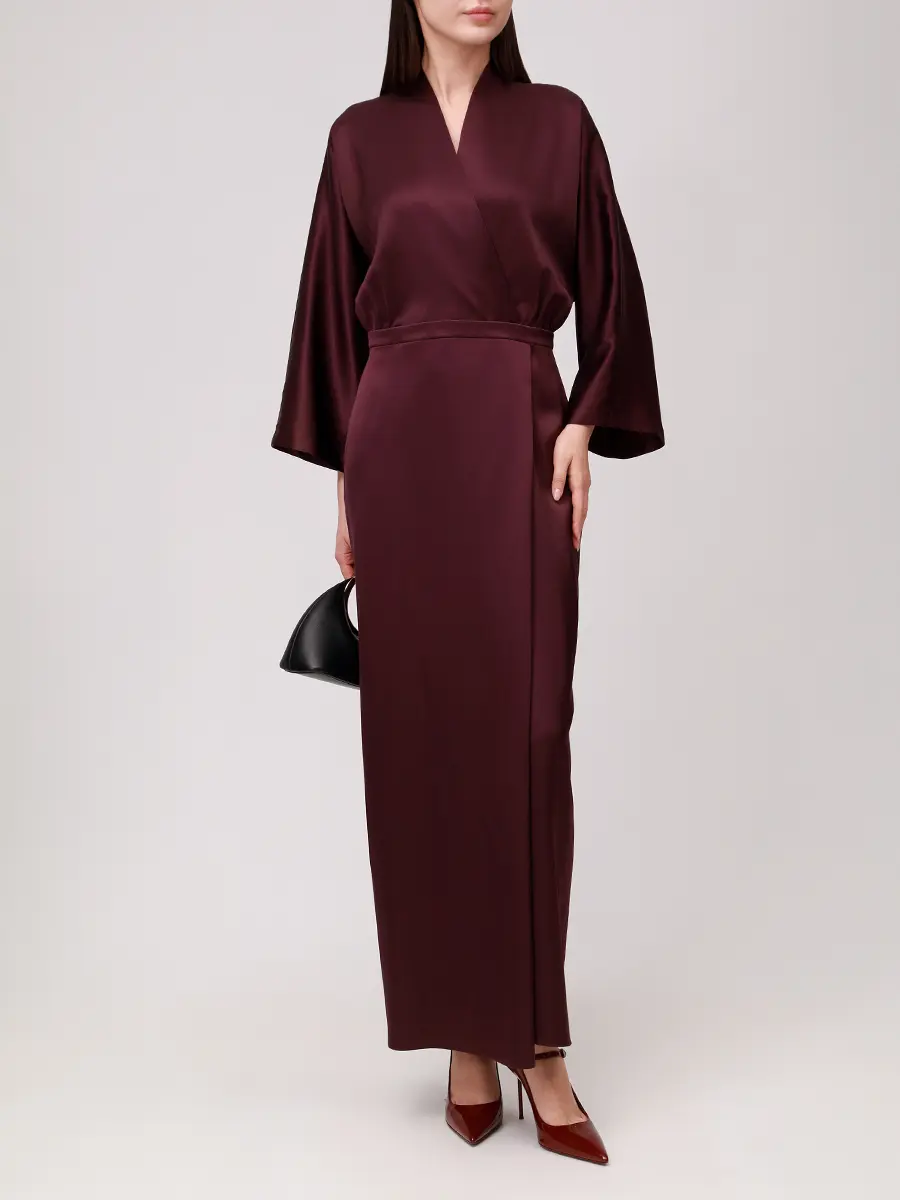 Платье шелковое