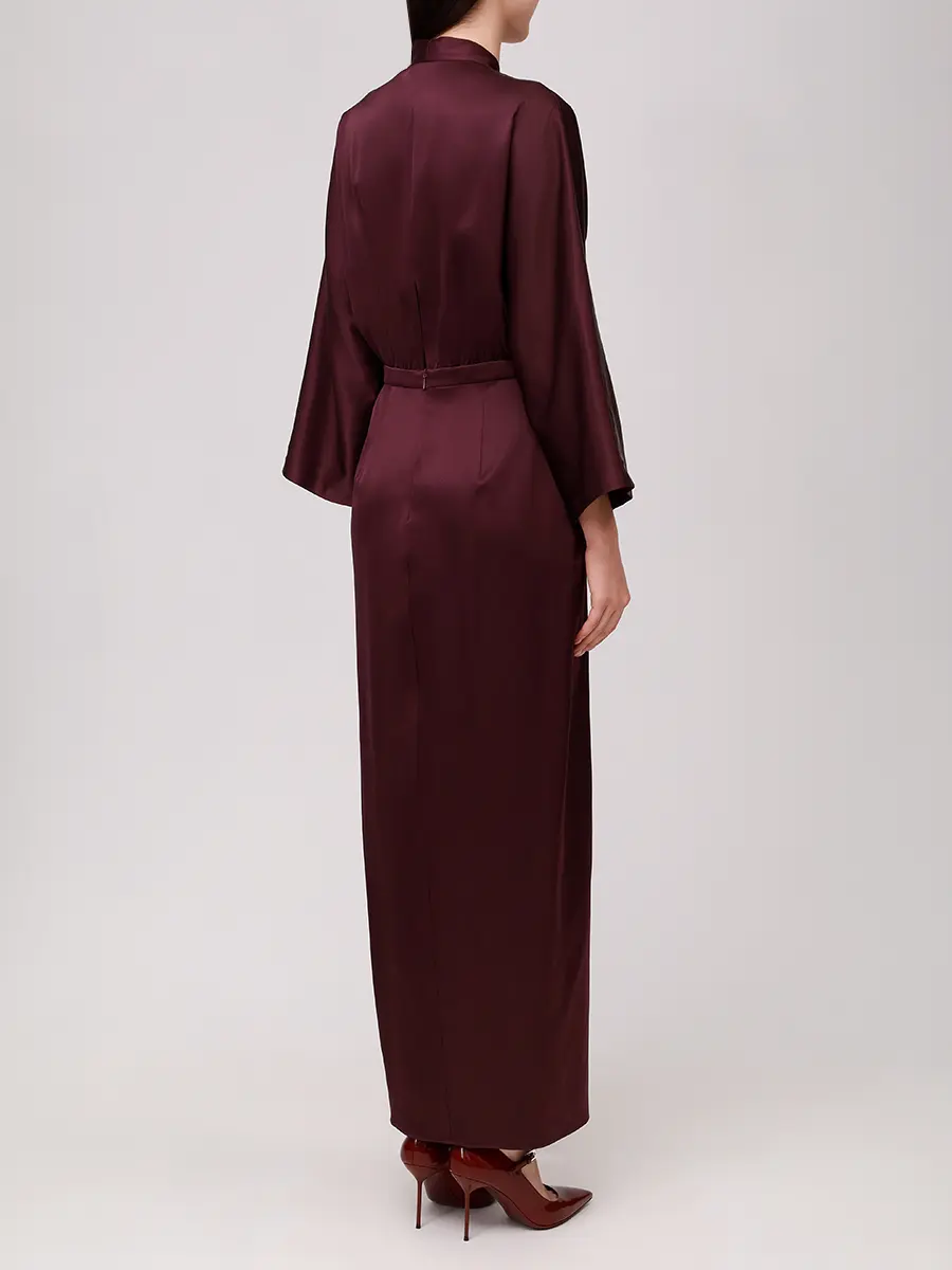 Платье шелковое