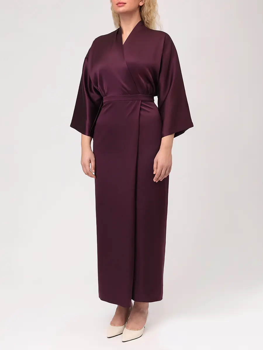 Платье шелковое