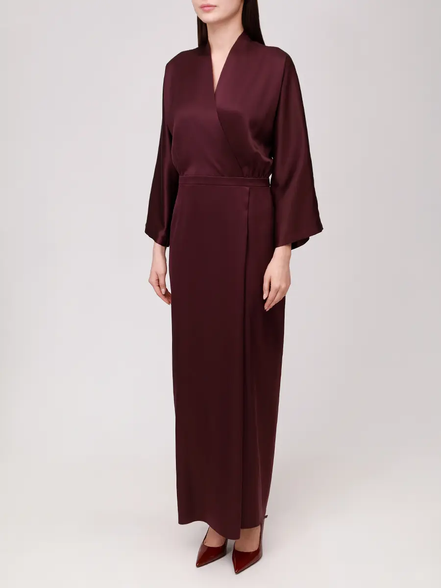 Платье шелковое