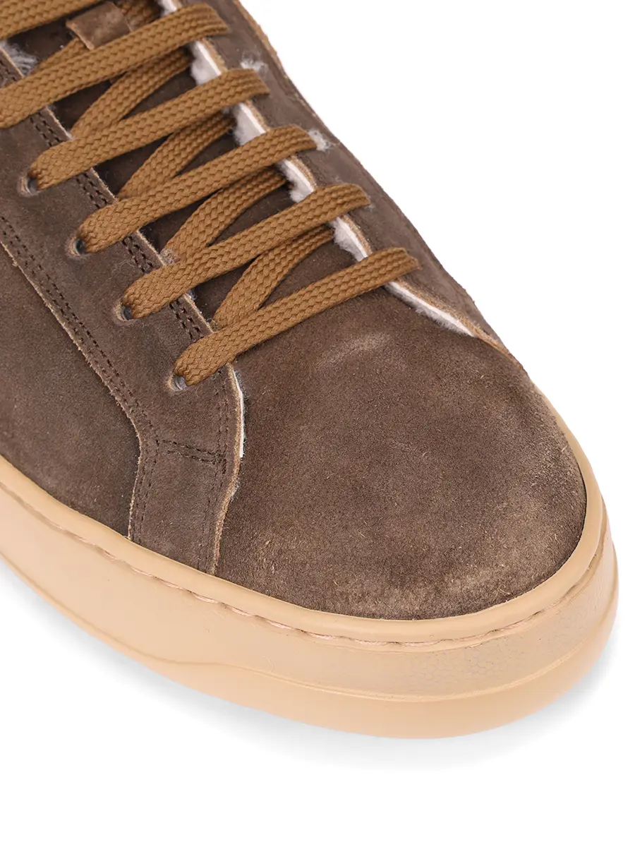 Кеды замшевые на меху Layton