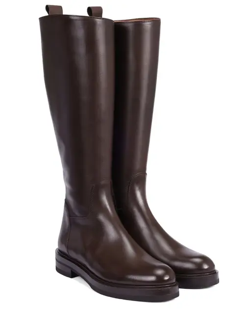 Сапоги кожаные KITON