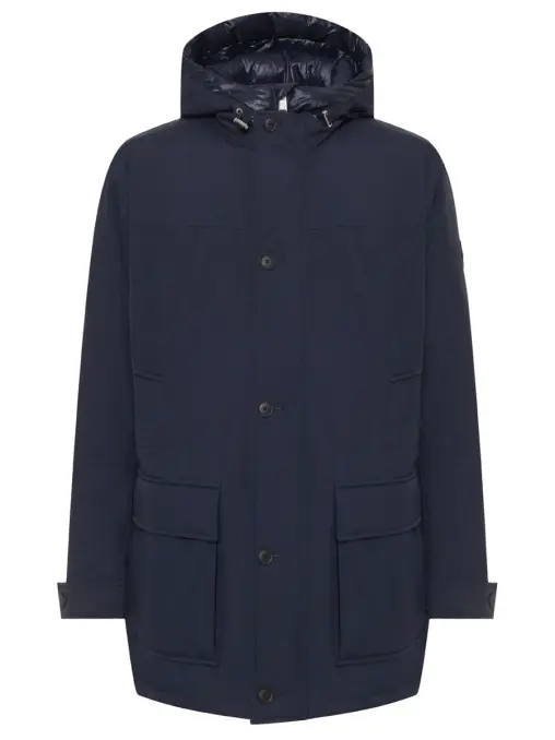 Пуховик однотонный BOSS