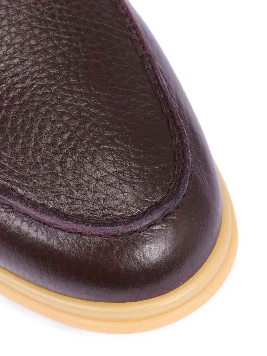 Лоферы кожаные