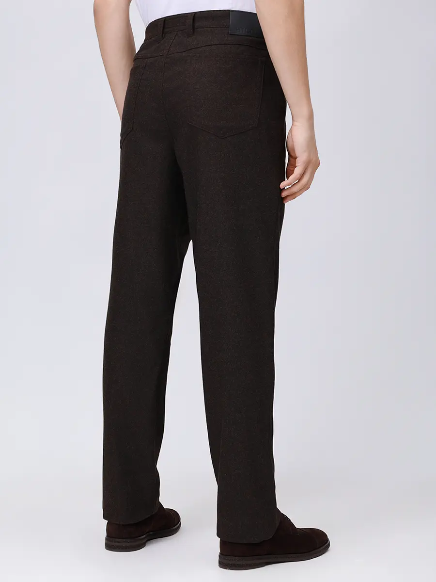 Брюки однотонные