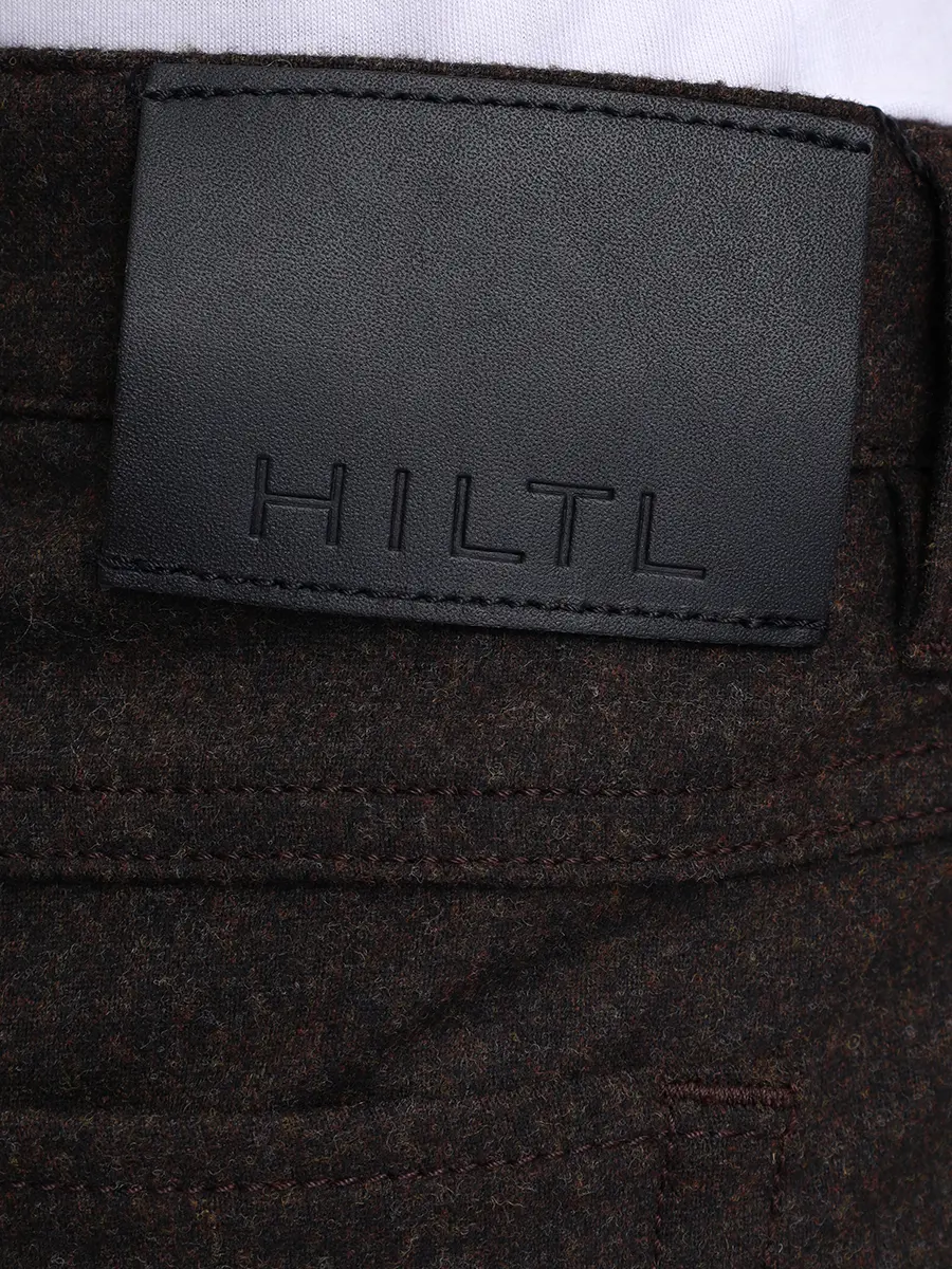 Брюки однотонные