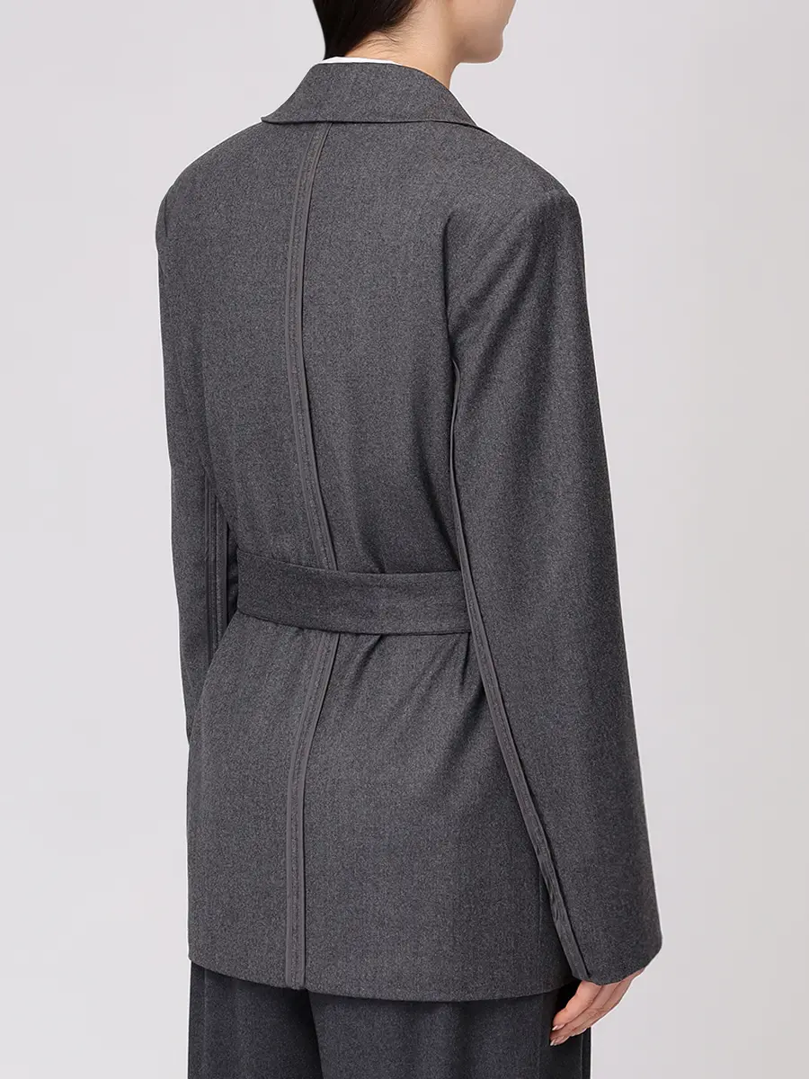 Пиджак из шерсти и вискозы