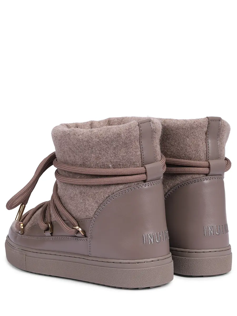 Ботинки комбинированные на меху