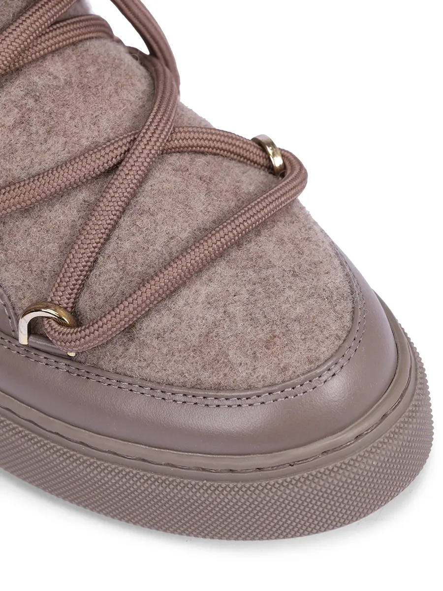 Ботинки комбинированные на меху