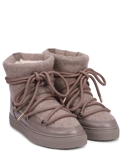 Ботинки комбинированные на меху INUIKII