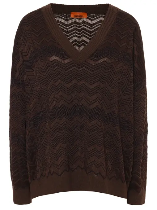 Пуловер из вискозы и шерсти MISSONI