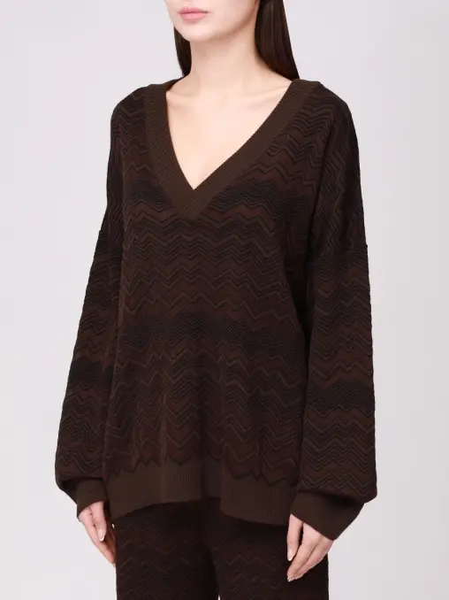Пуловер из вискозы и шерсти MISSONI