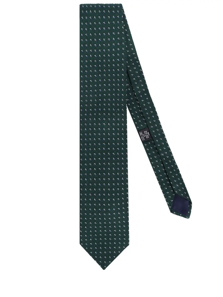 Галстук из шелка и шерсти