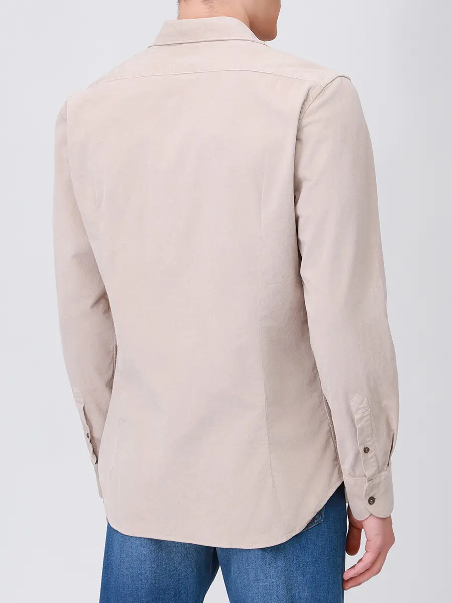 Рубашка Slim Fit вельветовая