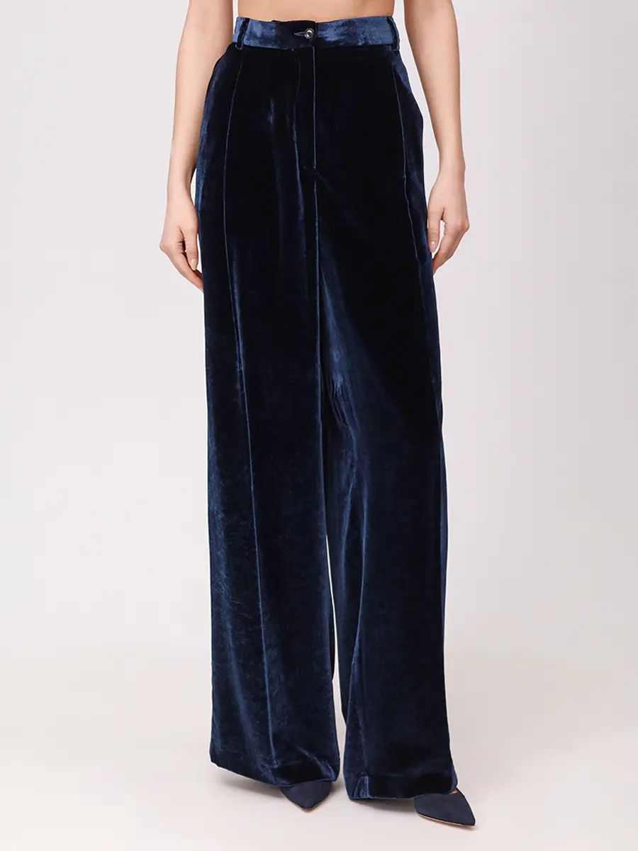 Брюки бархатные