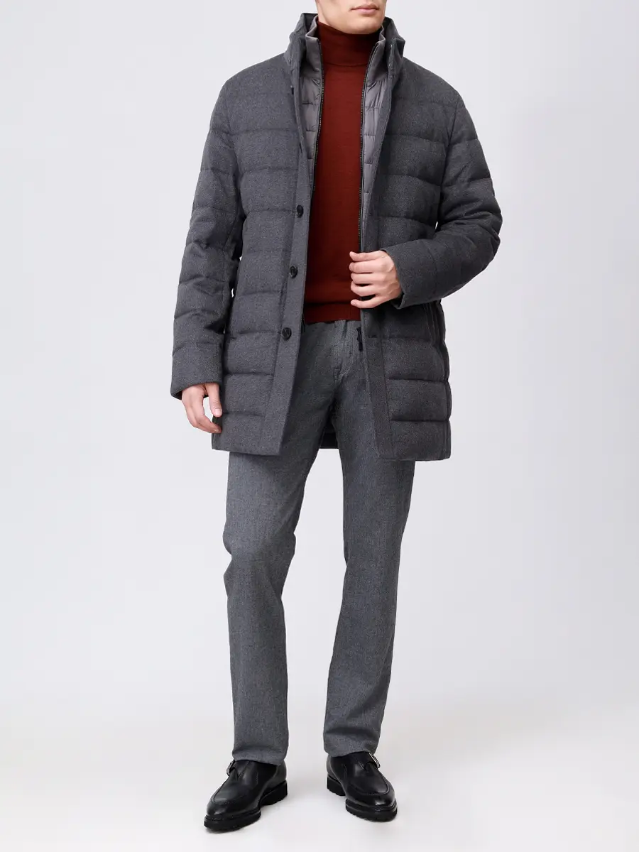 Пуховик стеганый