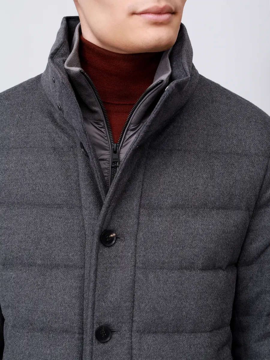 Пуховик стеганый