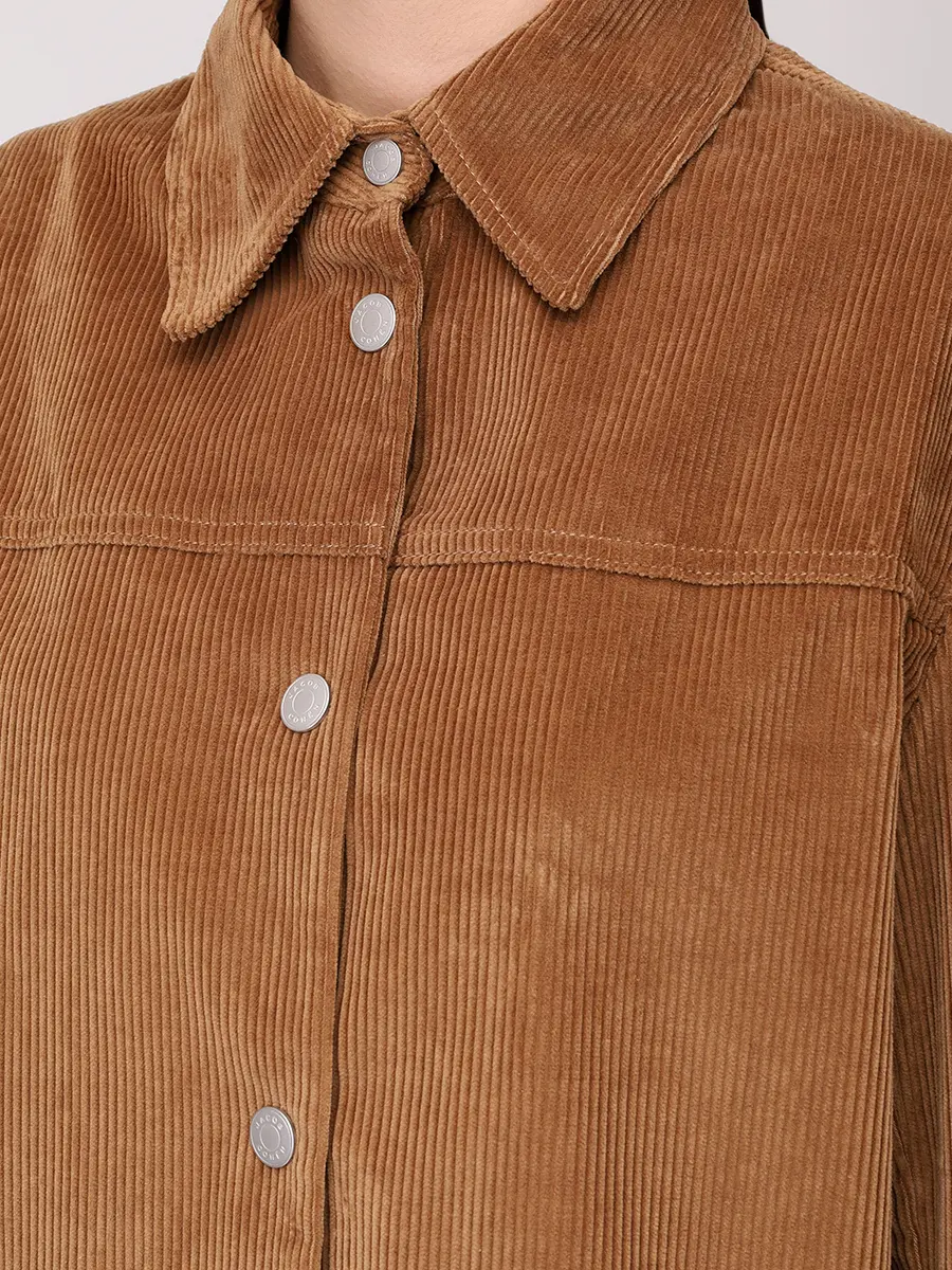 Рубашка вельветовая